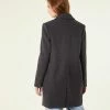 Manteaux & Blousons | Manteau Coupe Droite ANTHRACITE | Etam Femme