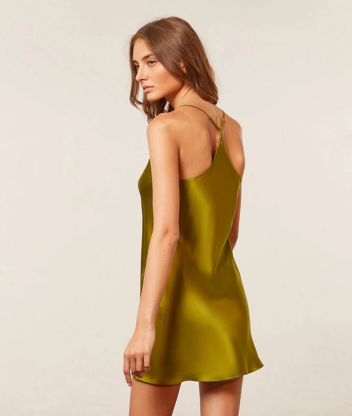 Nuisettes | Nuisette En Soie VERT | Etam Femme