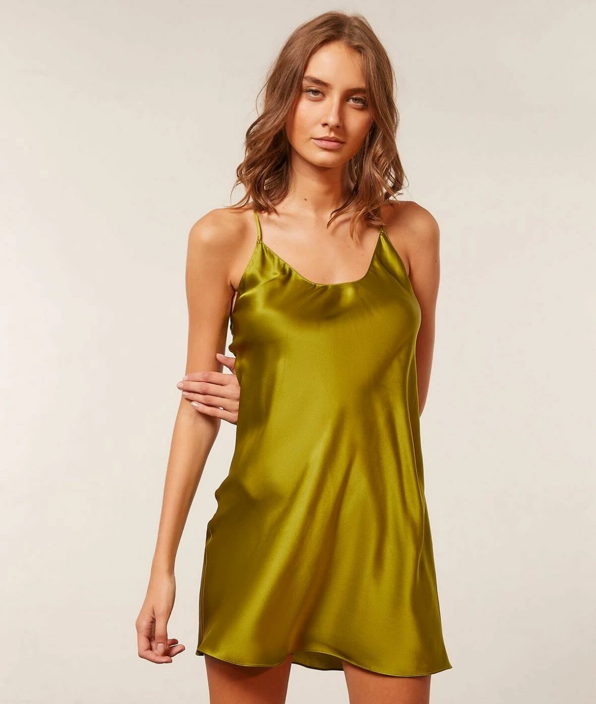 Nuisettes | Nuisette En Soie VERT | Etam Femme – Image 4