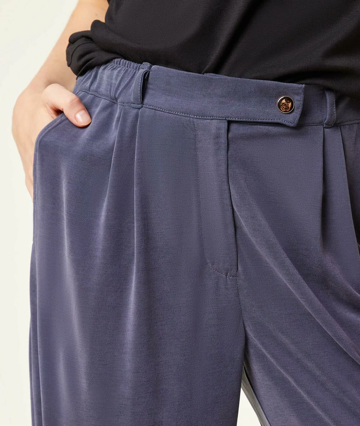 Pantalons & Jeans | Pantalon Coupe Cigarette NUIT | Etam Femme – Image 3