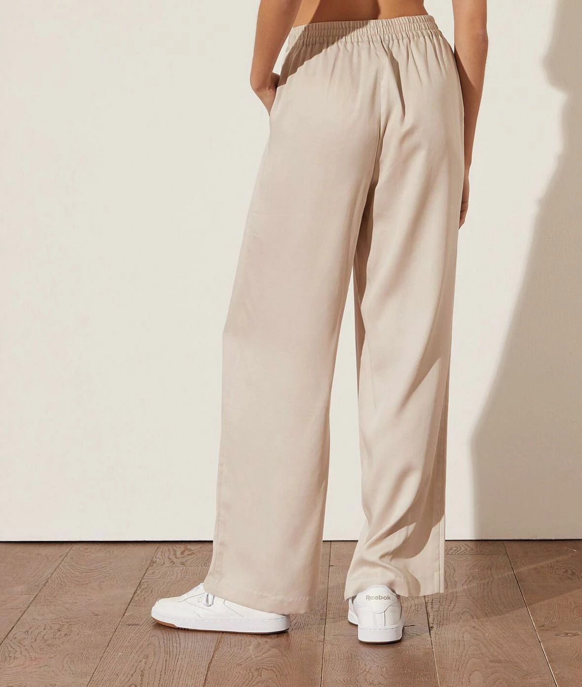 Pantalons & Jeans | Pantalon Coupe Large GRIS/BLANC | Etam Femme