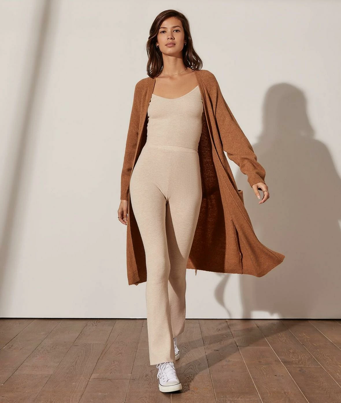 Pantalons & Jeans | Pantalon Jogger Côtelé BEIGE CHINE | Etam Femme – Image 2