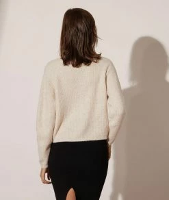 Pulls & Gilets | Gilet En Maille BEIGE CHINE | Etam Femme