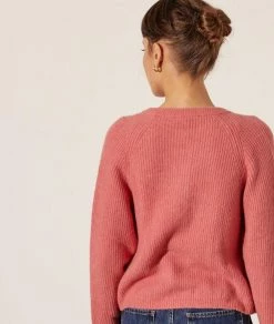 Pulls & Gilets | Gilet En Maille ROSE | Etam Femme