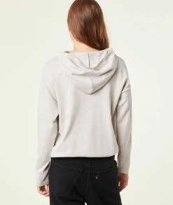 Pulls & Gilets | Sweat En Maille à Capuche GRIS CHINE CLAIR | Etam Femme