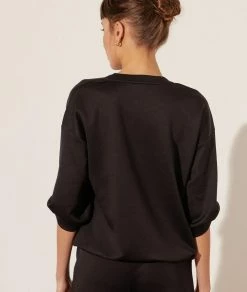 Pulls & Gilets | Sweat Manches Longues NOIR | Etam Femme