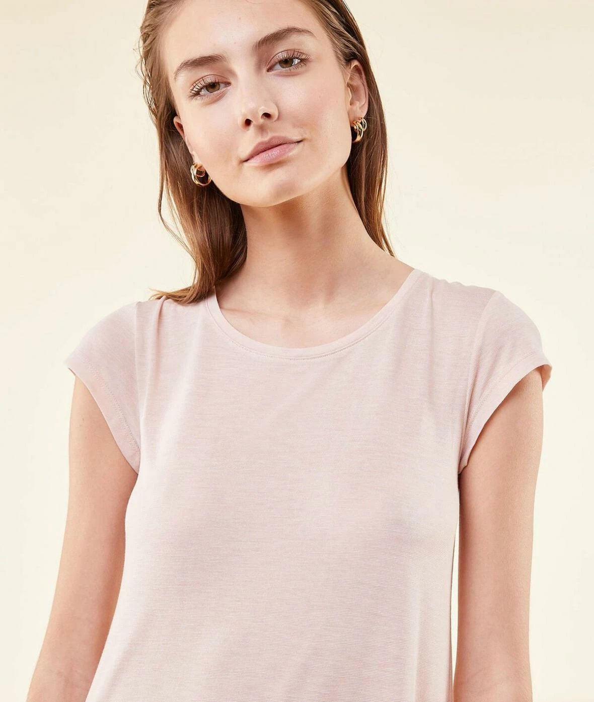 Pyjamas éco-responsables | Chemise De Nuit Bas Dentelle BLUSH | Etam Femme – Image 4