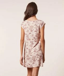 Pyjamas éco-responsables | Chemise De Nuit Imprimée TERRACOTTA | Etam Femme