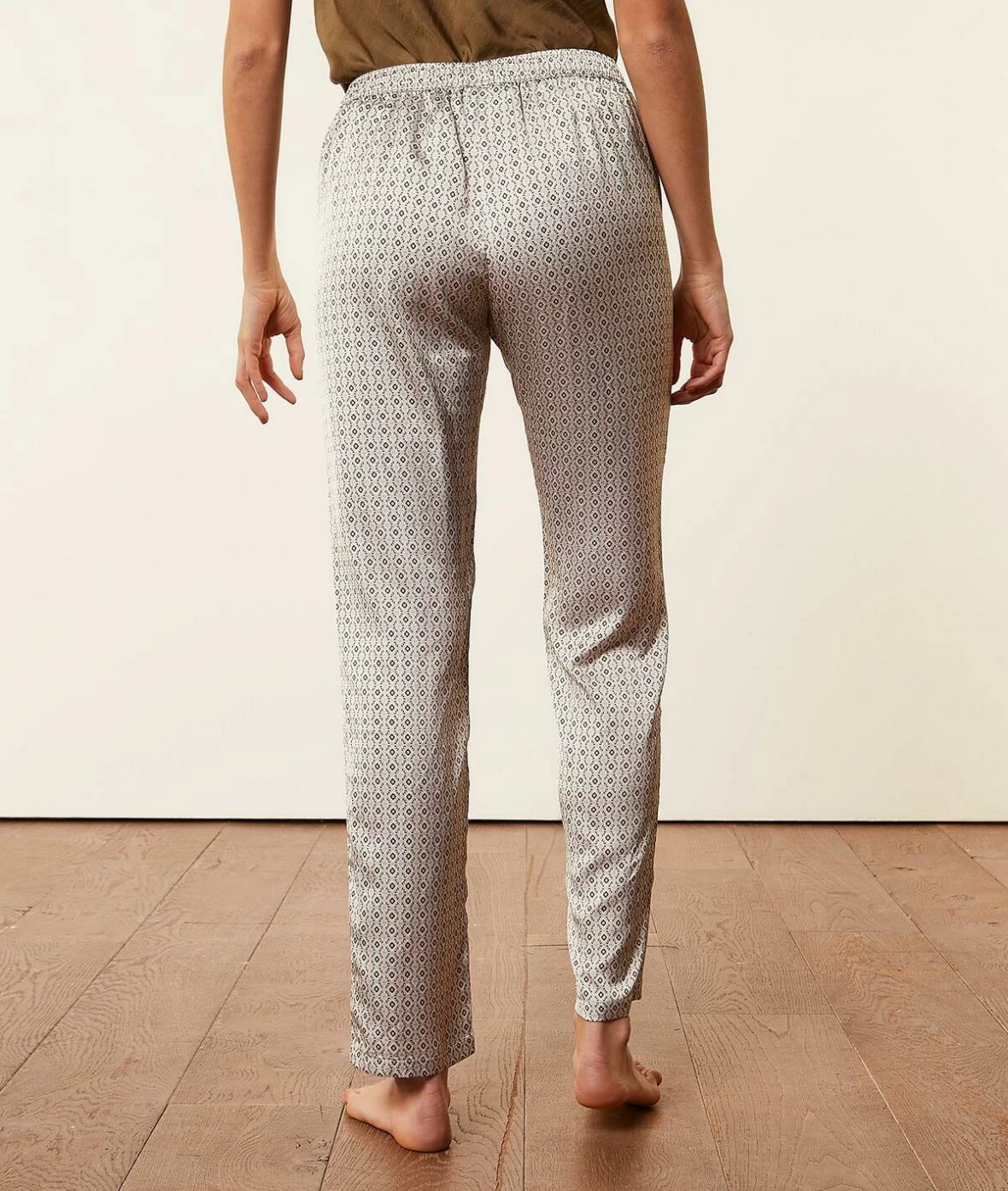 Pyjamas éco-responsables | Pantalon De Pyjama Imprimé ECRU | Etam Femme