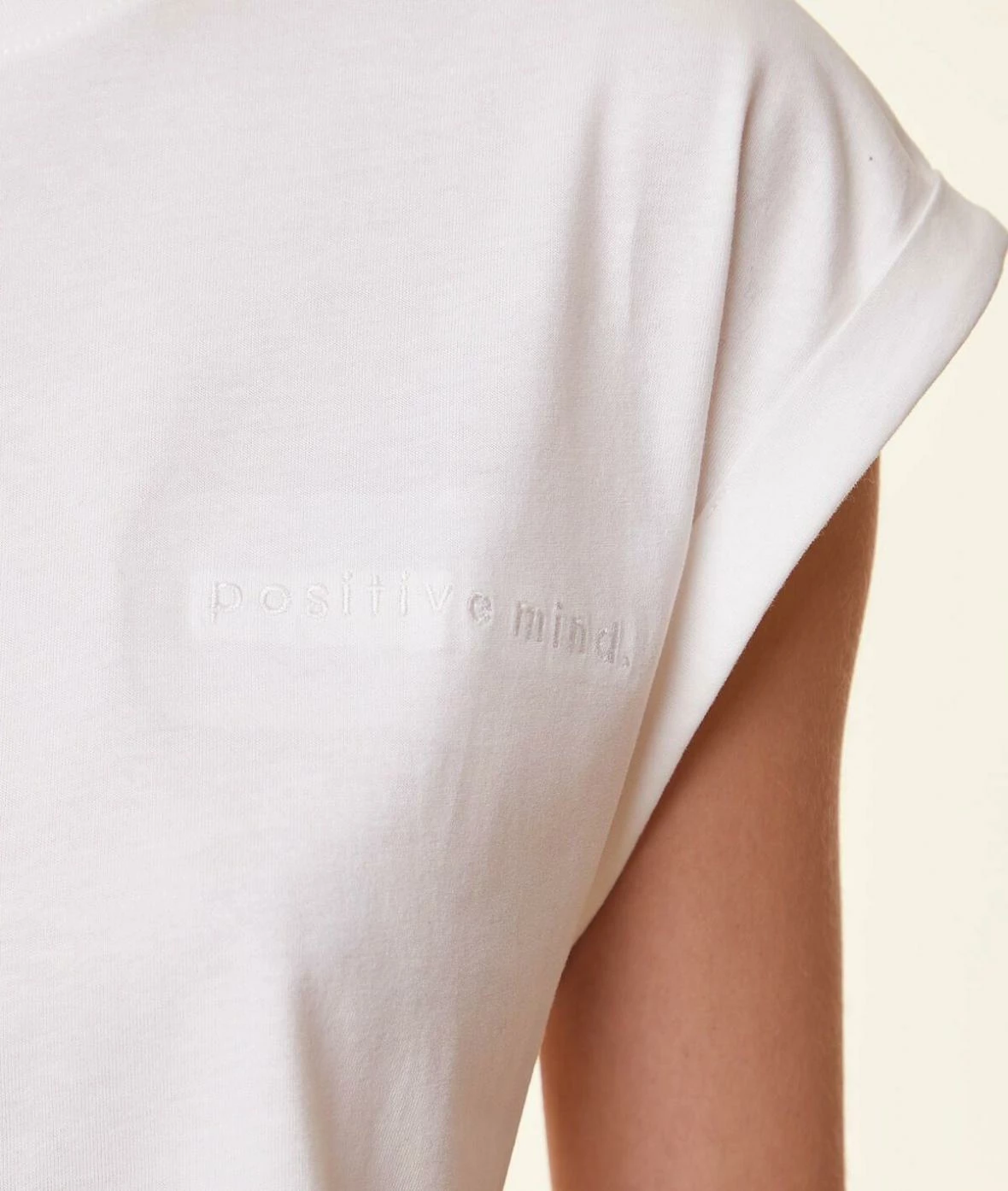 Pyjamas éco-responsables | Top Manches Courtes ECRU | Etam Femme – Image 3