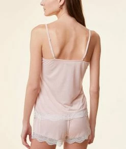 Pyjamas Doux Et Confort | Top Décolleté Dentelle BLUSH | Etam Femme