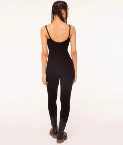 Robes & Combinaisons | Combinaison En Maille Côtelé NOIR | Etam Femme