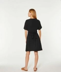 Robes & Combinaisons | Robe à Nouer NOIR | Etam Femme