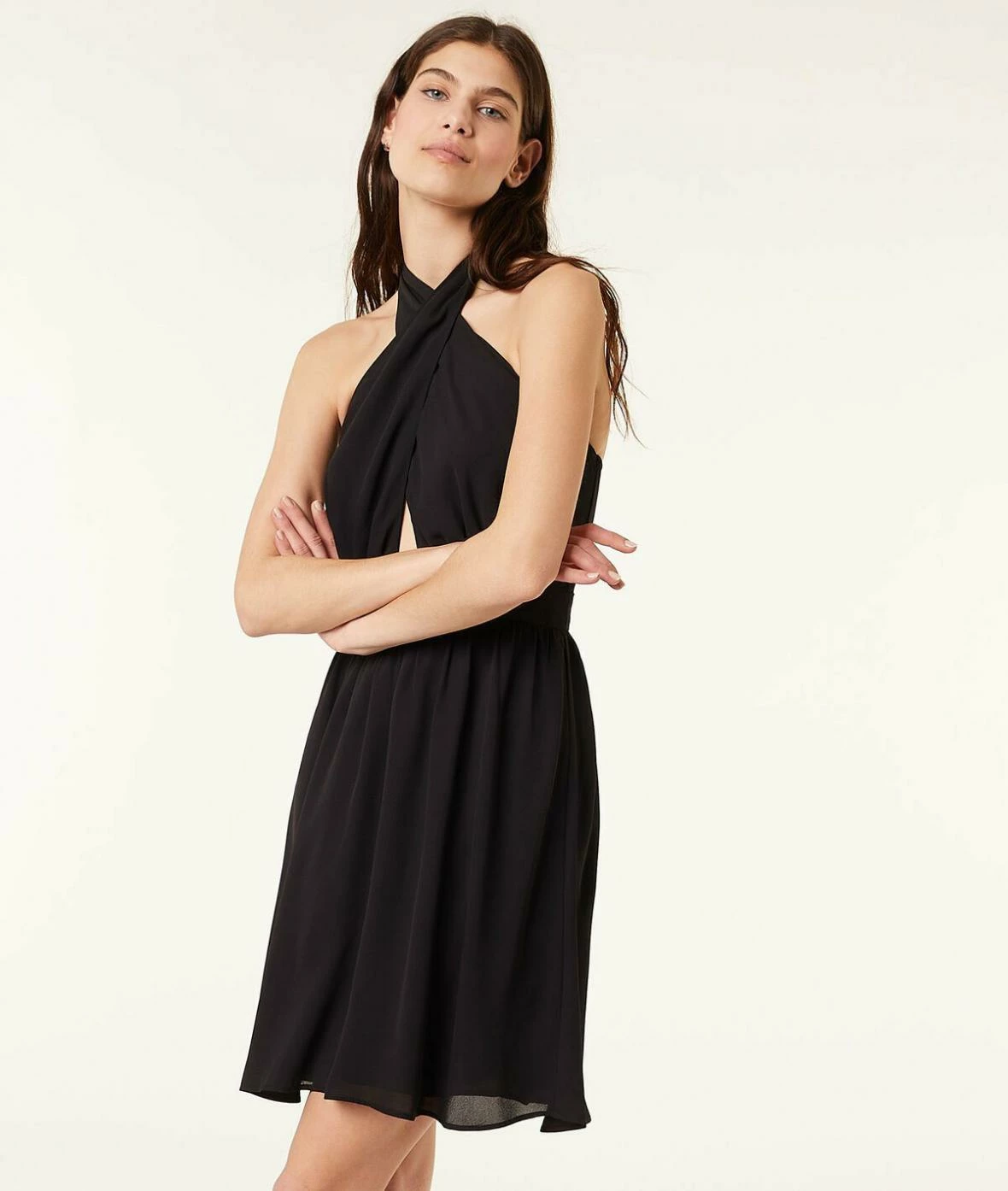 Robes & Combinaisons | Robe Col à Nouer NOIR | Etam Femme – Image 4