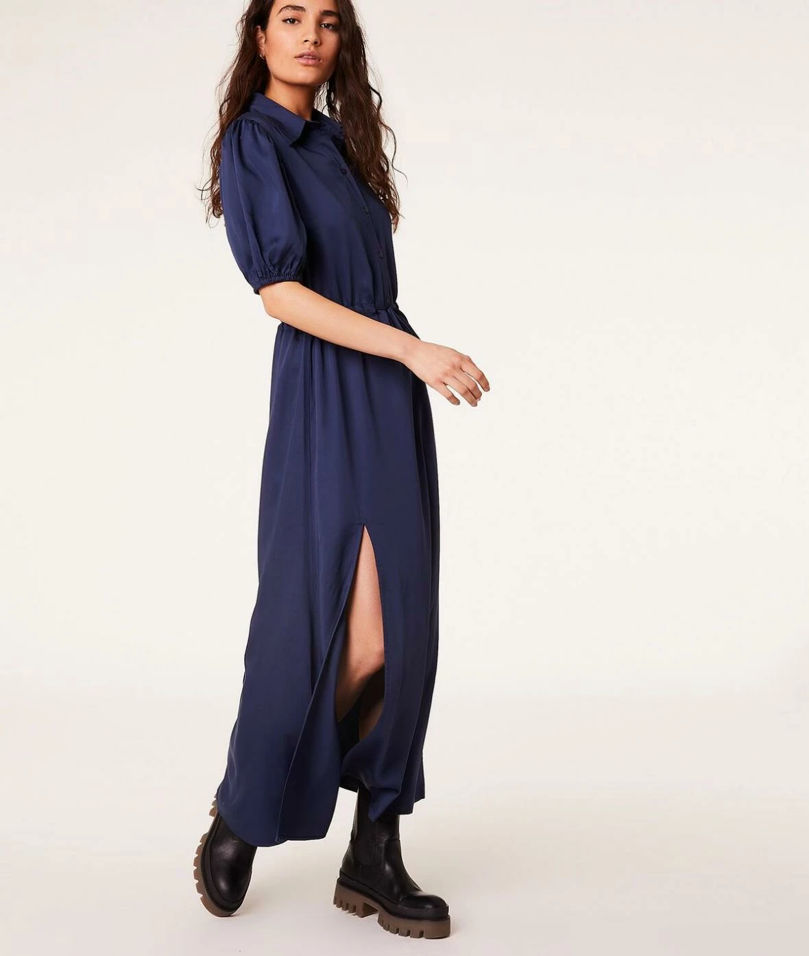 Robes & Combinaisons | Robe Longue Avec Fentes ENCRE | Etam Femme – Image 4