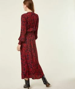 Robes & Combinaisons | Robe Longue Imprimée GRENAT | Etam Femme