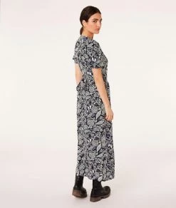 Robes & Combinaisons | Robe Longue Imprimée MARINE | Etam Femme