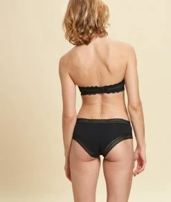 Soutiens-gorge Bandeaux | Soutien-gorge Bandeau En Dentelle NOIR | Etam Femme