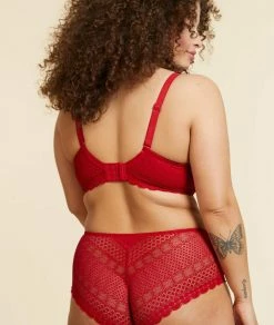 Soutiens-gorge Corbeilles | Soutien-gorge Corbeille Sans Coques ROUGE | Etam Femme