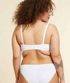 Soutiens-gorge Invisibles | Bandeau Microfibre, Bretelles Amovibles Bonnet E BLANC | Etam Femme