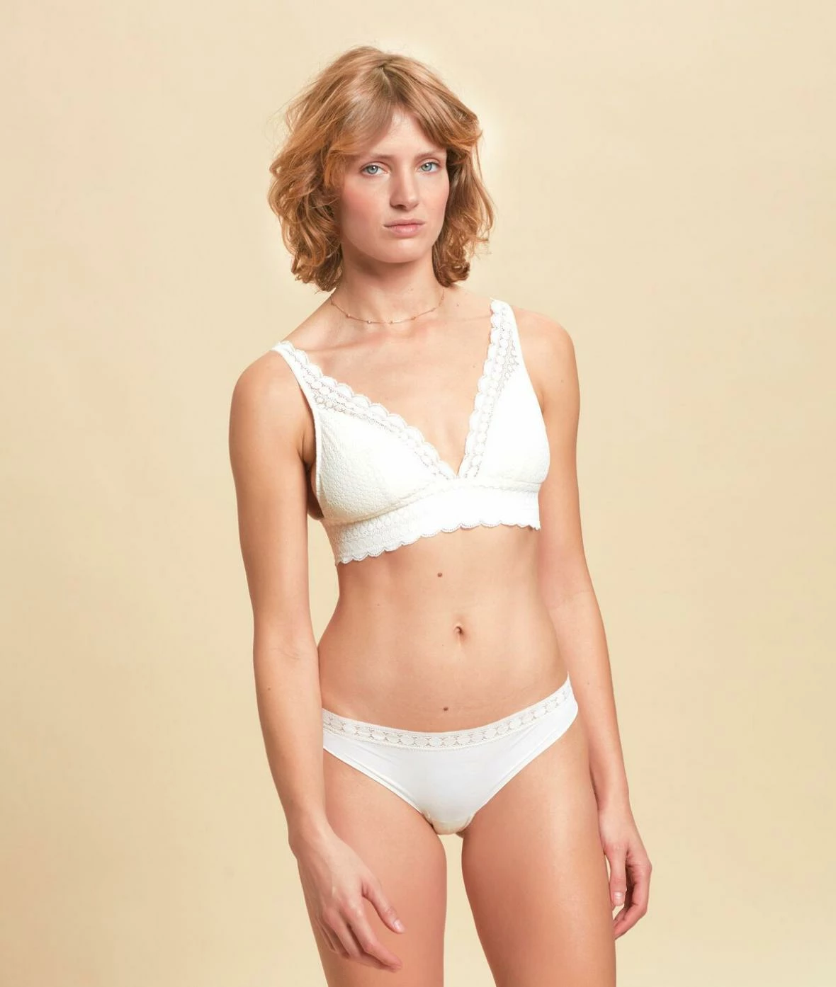 Soutiens-gorge Sans Armatures | Soutien-gorge N°8 – Triangle Sans Armatures ECRU | Etam Femme – Image 2