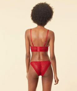 Soutiens-gorge Sans Armatures | Triangle Bustier Sans Armatures ROUGE | Etam Femme