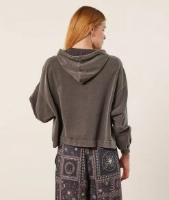 Sweats & Vestes De Pyjama | Sweat à Capuche ANTHRACITE | Etam Femme