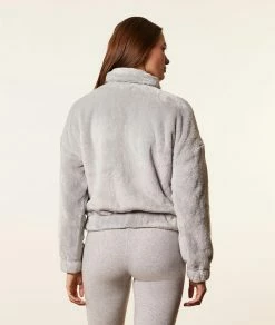 Sweats & Vestes De Pyjama | Veste Style Bomber En Polaire OXYGENE | Etam Femme