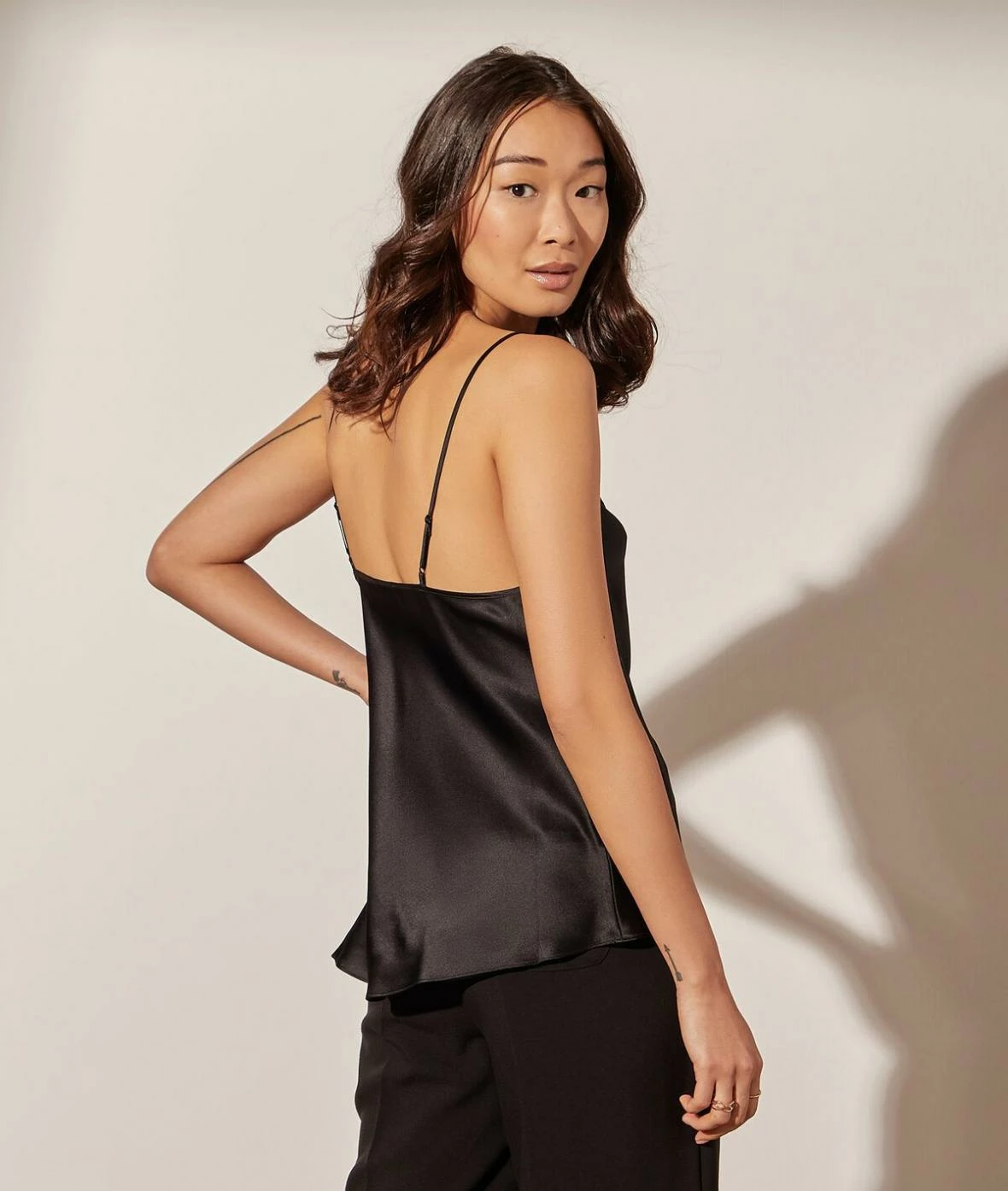 Tops & T-shirts | Caraco En Soie NOIR | Etam Femme