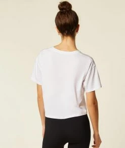 Tops & T-shirts De Sport | T-shirt Manches Courtes Imprimé BLANC | Etam Femme