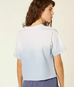 Tops & T-shirts De Sport | T-shirt Manches Courtes Tie And Dye BLEU MOYEN | Etam Femme