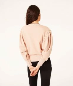 Tops & T-shirts | Sweat Manches Bouffantes ROSE CLAIR | Etam Femme