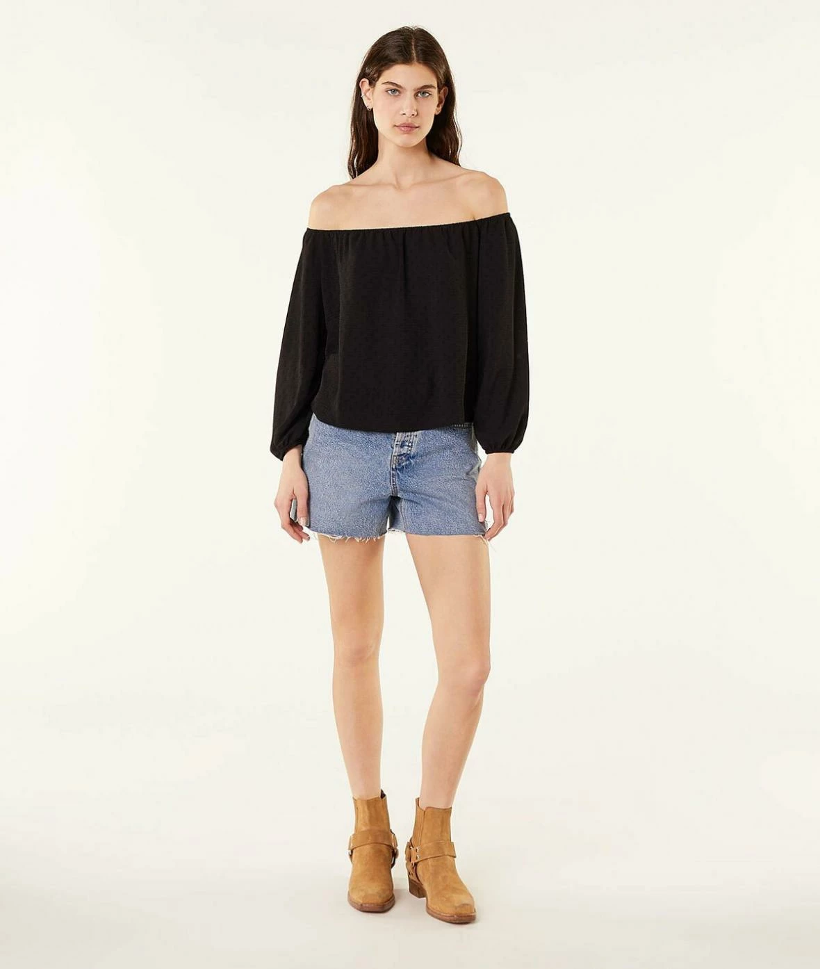 Tops & T-shirts | T-shirt épaules Dénudées NOIR | Etam Femme – Image 2