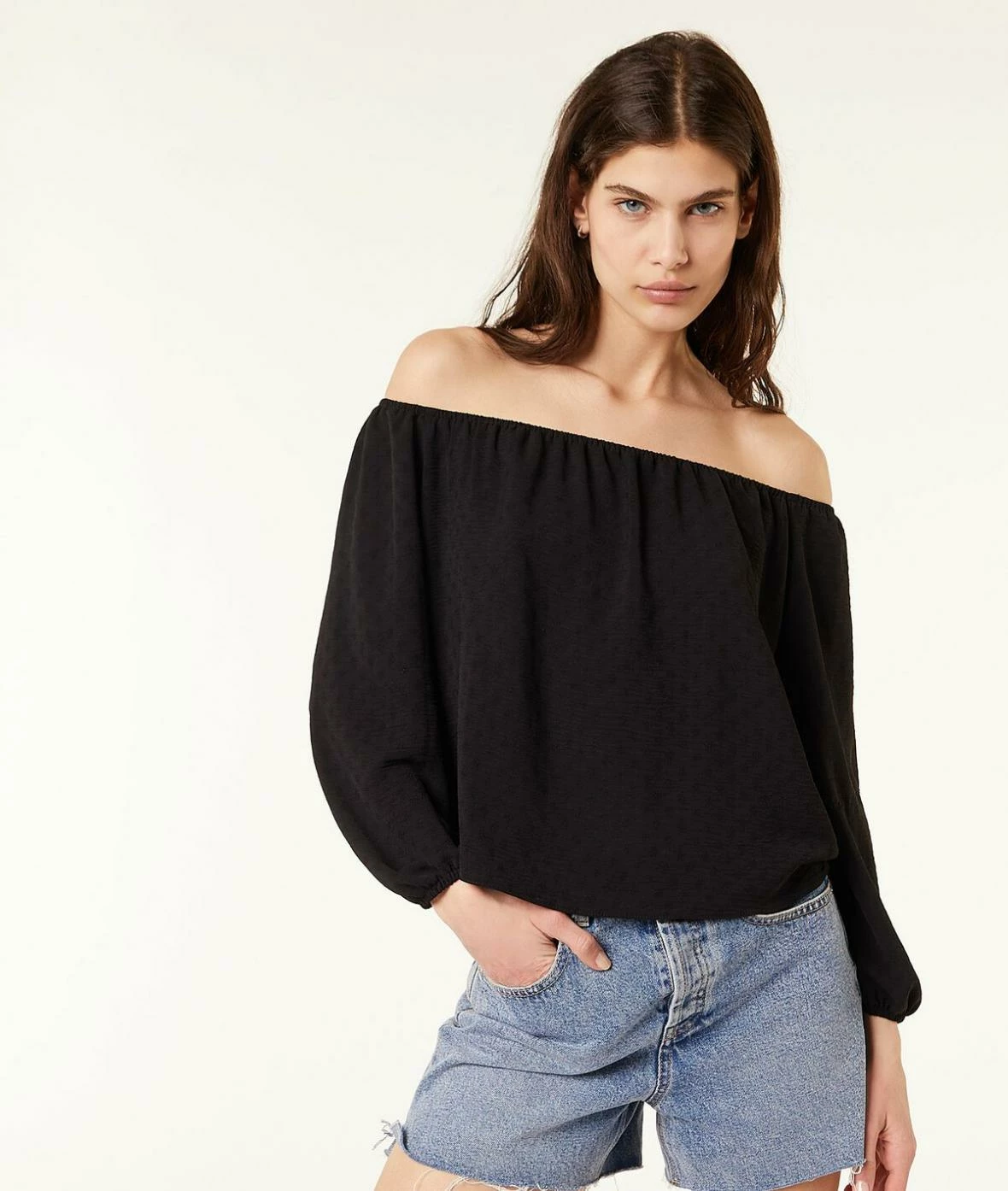 Tops & T-shirts | T-shirt épaules Dénudées NOIR | Etam Femme – Image 4