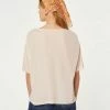 Tops & T-shirts | T-shirt Manches Courtes Col Bateau VIEUX ROSE | Etam Femme