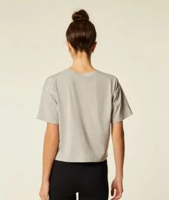 Tops & T-shirts | T-shirt Manches Courtes Imprimé GRIS CHINE | Etam Femme