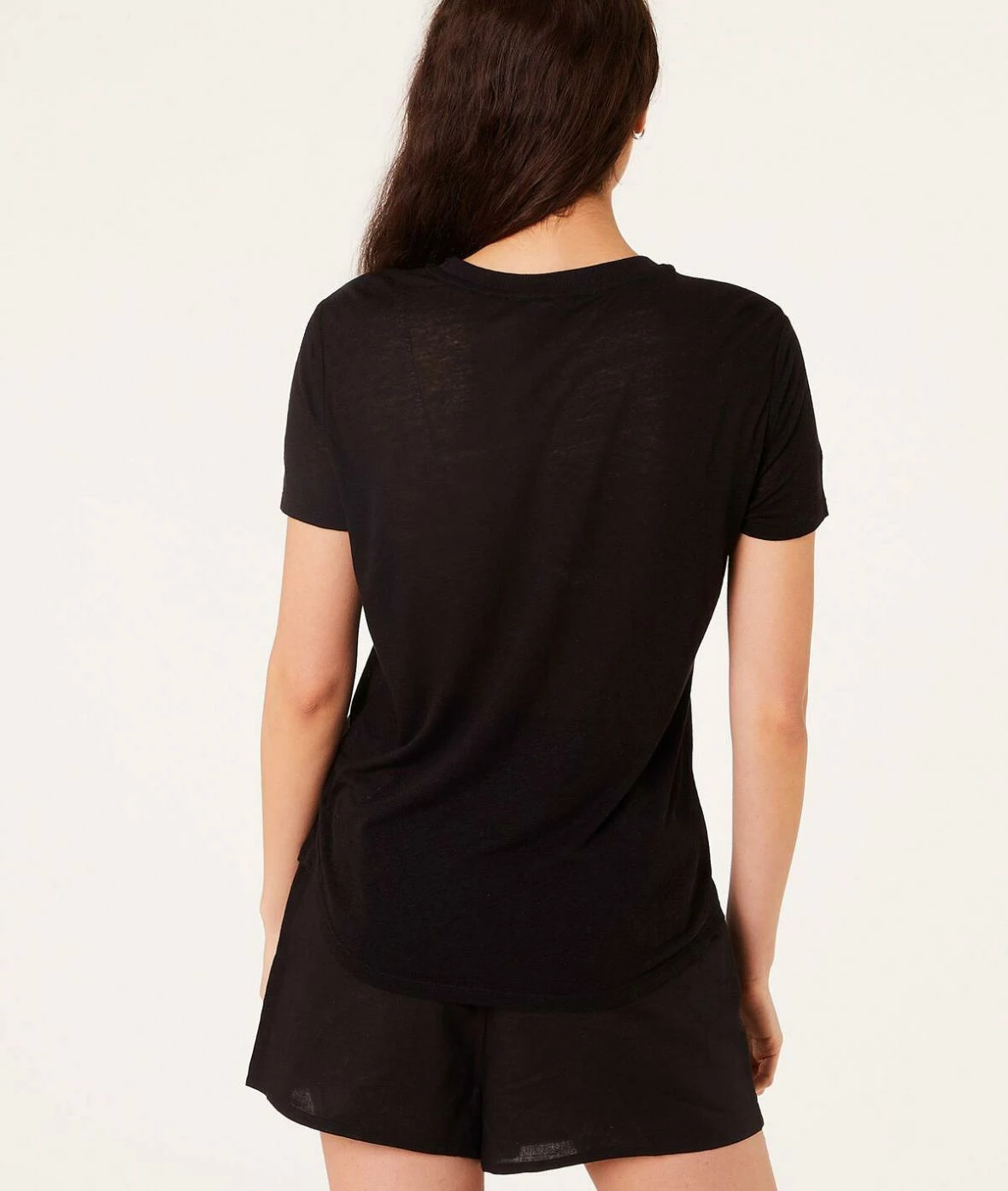 Tops & T-shirts | T-shirt Manches Courtes NOIR | Etam Femme