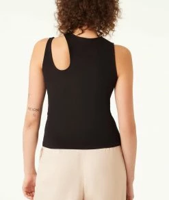 Tops & T-shirts | Top Asymétrique NOIR | Etam Femme