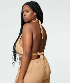 Tops & T-shirts | Top Dos Nu à Nouer SABLE | Etam Femme