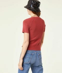 Tops & T-shirts | Top Manches Courtes En Maille TERRA | Etam Femme