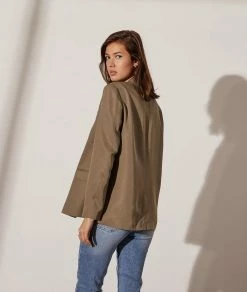 Vestes | Veste Blazer KAKI CLAIR | Etam Femme