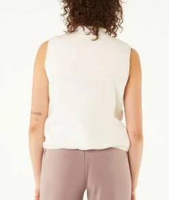 Vestes | Veste Polaire Sans Manches BLANC | Etam Femme